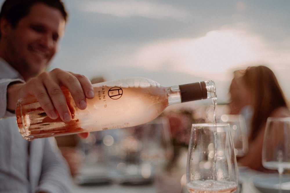 Hanni's Rosé zu Gast bei der Wein am Berg - Summer Edition 2023 in Sölden